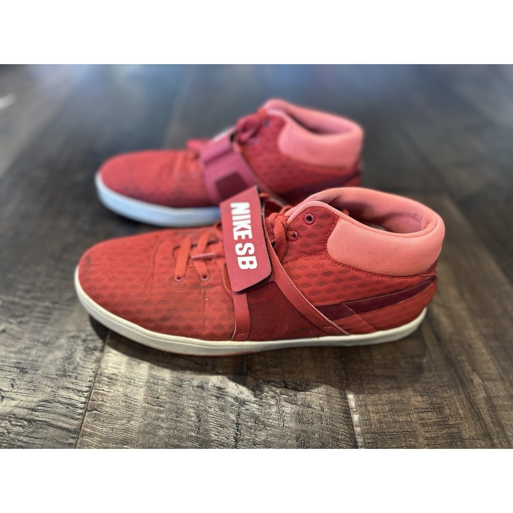 Mens NIKE SB ERIC KOSTON MID‎ Top #656146 Red Clay Athletic Shoe Size 11